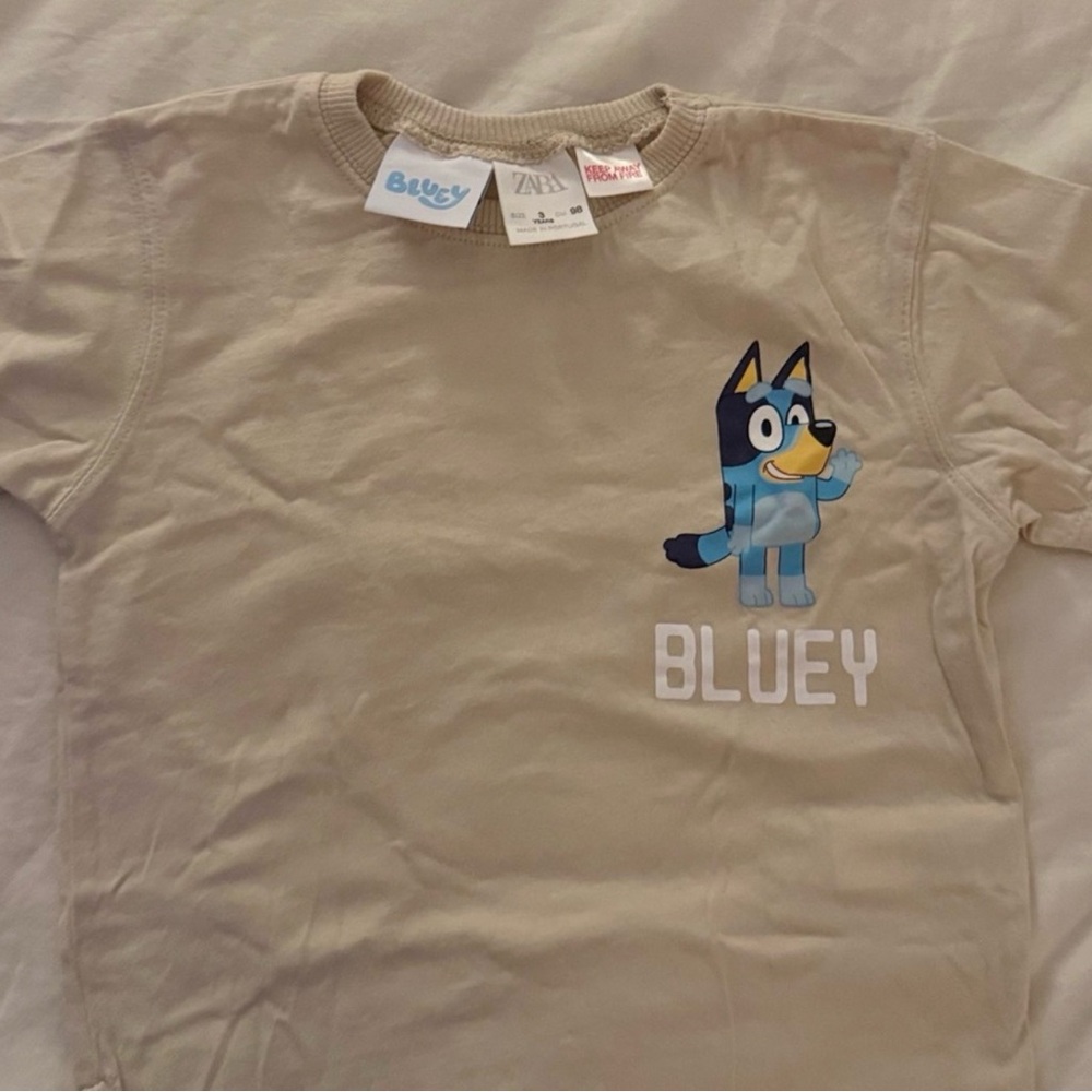 Zara - Bluey Logo T Shirt
